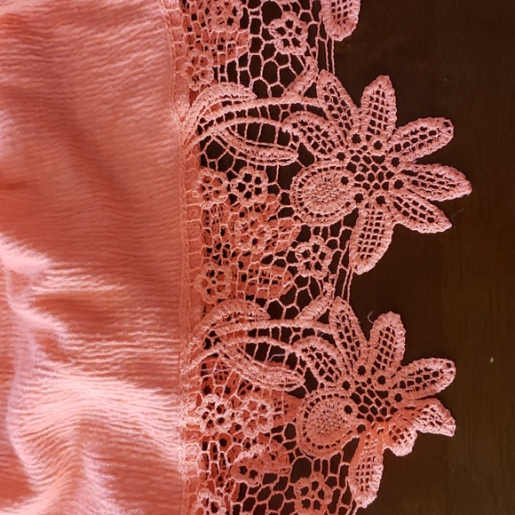 No Boundaries Girls XS 1 Off Shoulder Orange Top - Picture 6 of 6